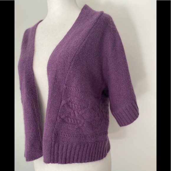 NWT Fenn Wright Manson Cable Wool/Angora Cardigan - Picture 3 of 13